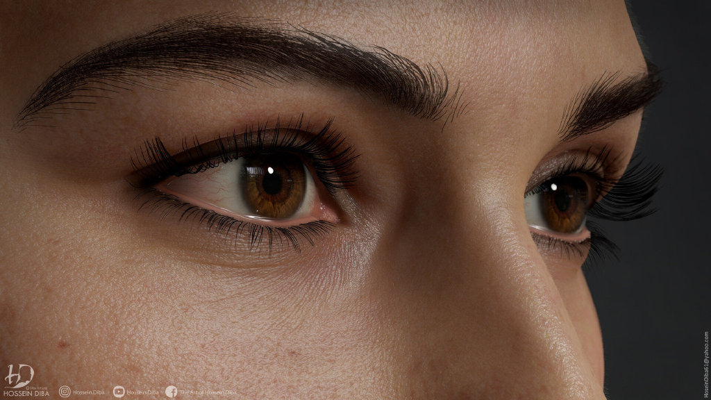 3D model of Monica Bellucci