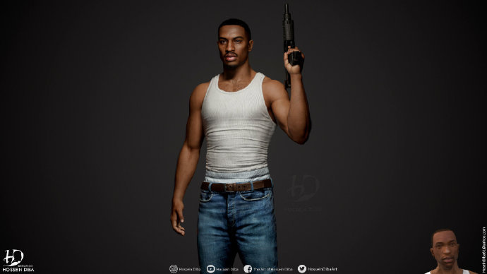 ҡHossein DibaˡGTA 4Ůɵ3Dģ