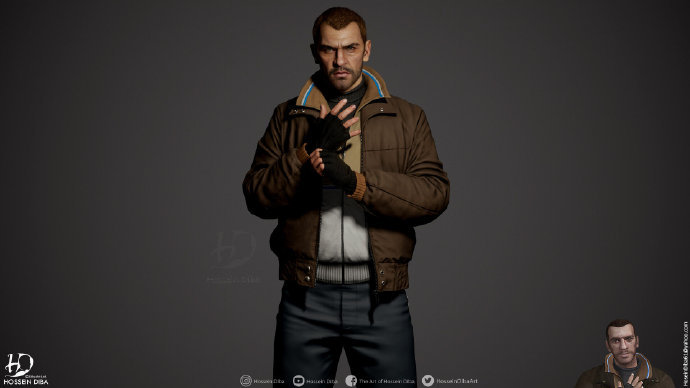 ҡHossein DibaˡGTA 4Ůɵ3Dģ