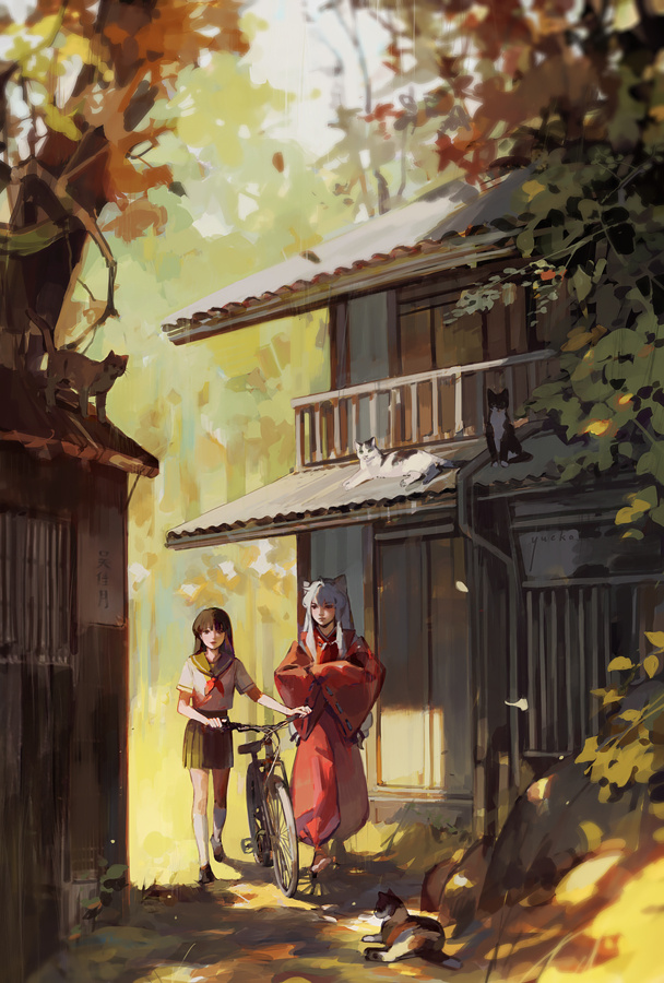 插画师「Yueko」系列作品，好仙的画风。(twi:yueko__ ?