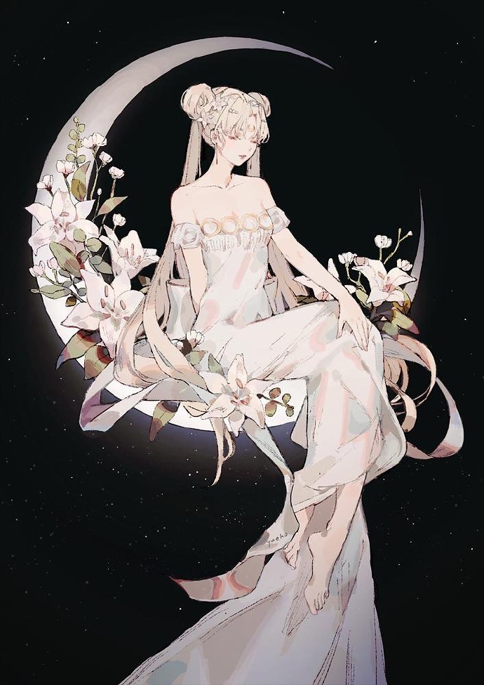 插画师「Yueko」系列作品，好仙的画风。(twi:yueko__ ?