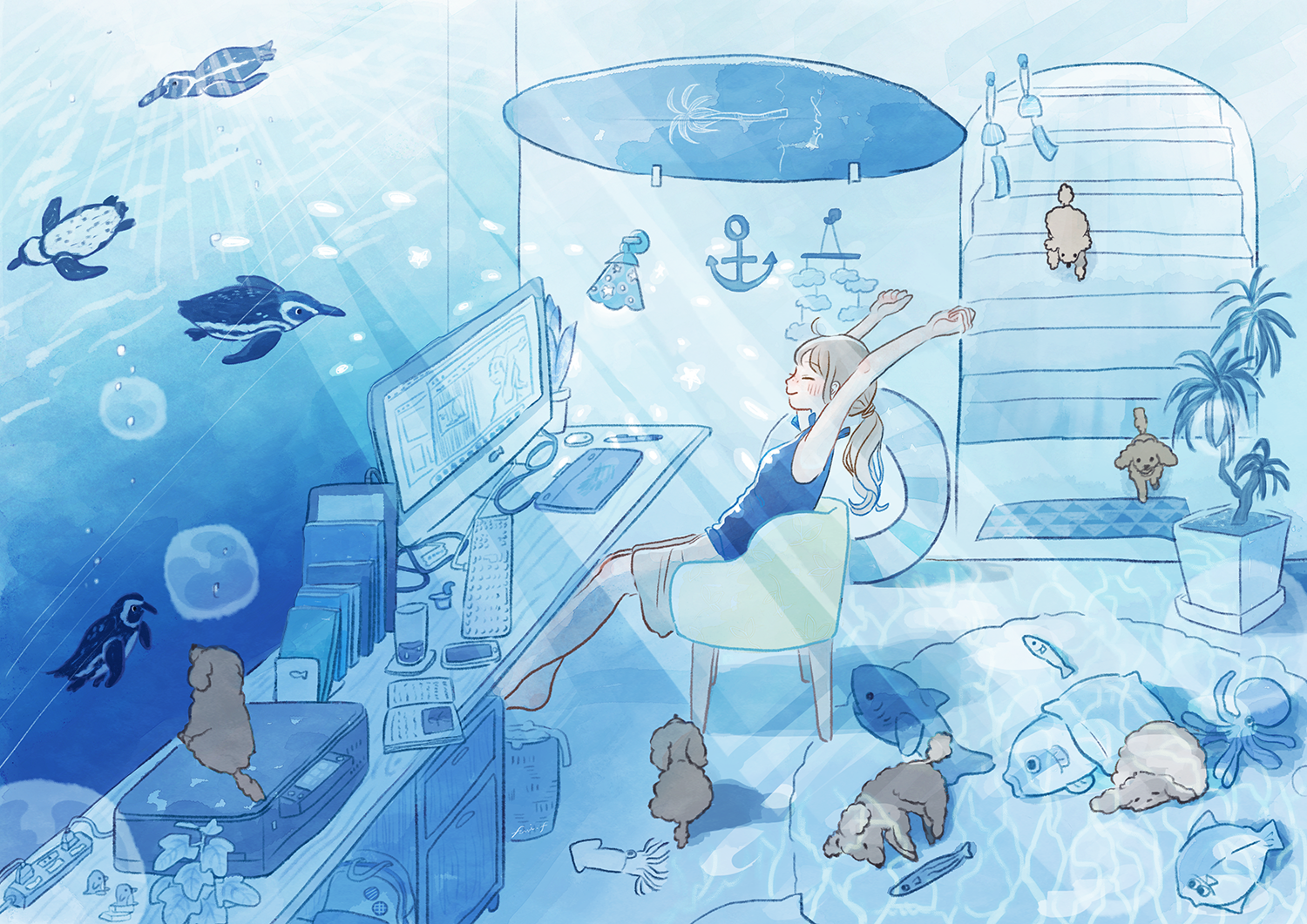 [pixiv]Pվͼܽزױˮ㡣
